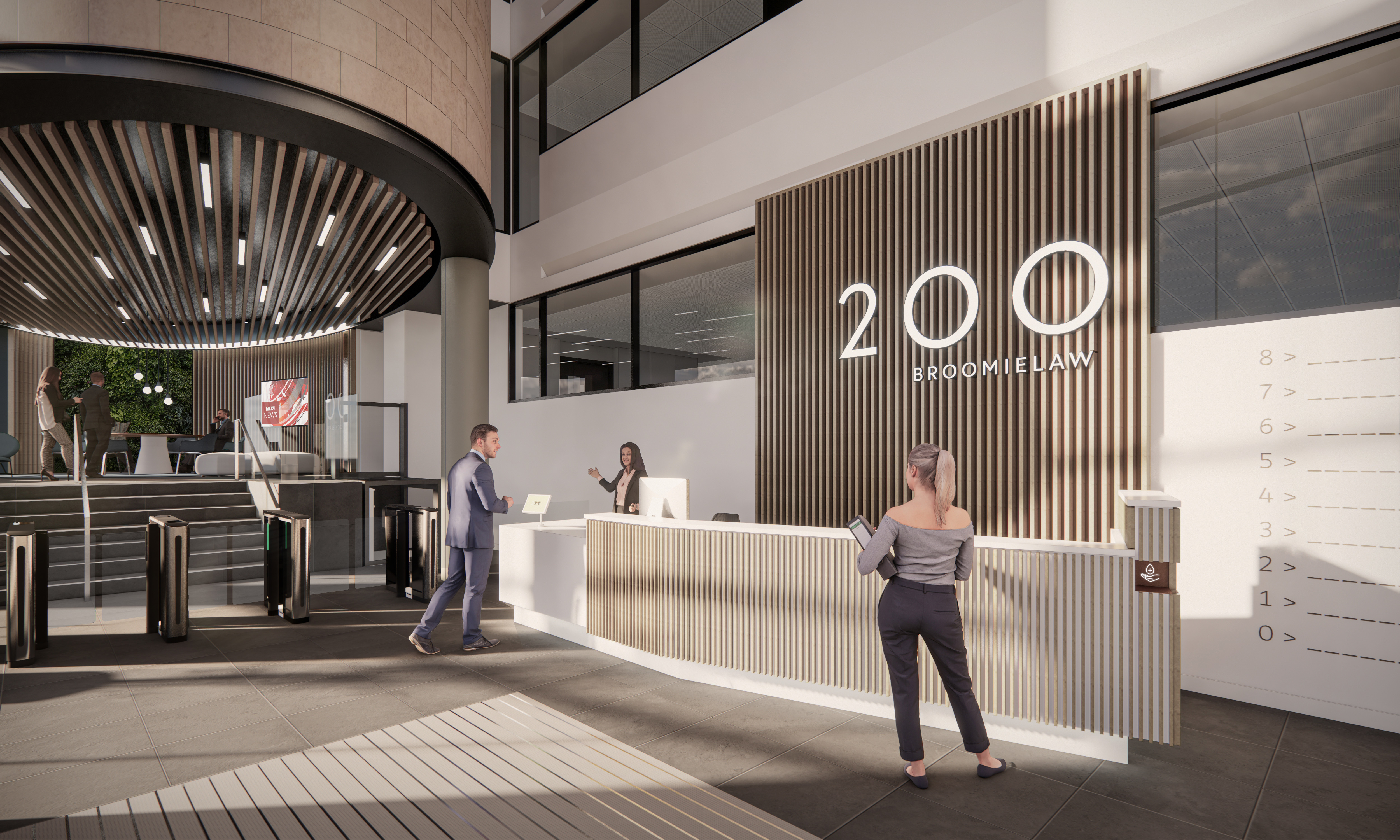 Major refurbishment project on Glasgow waterfront building commences