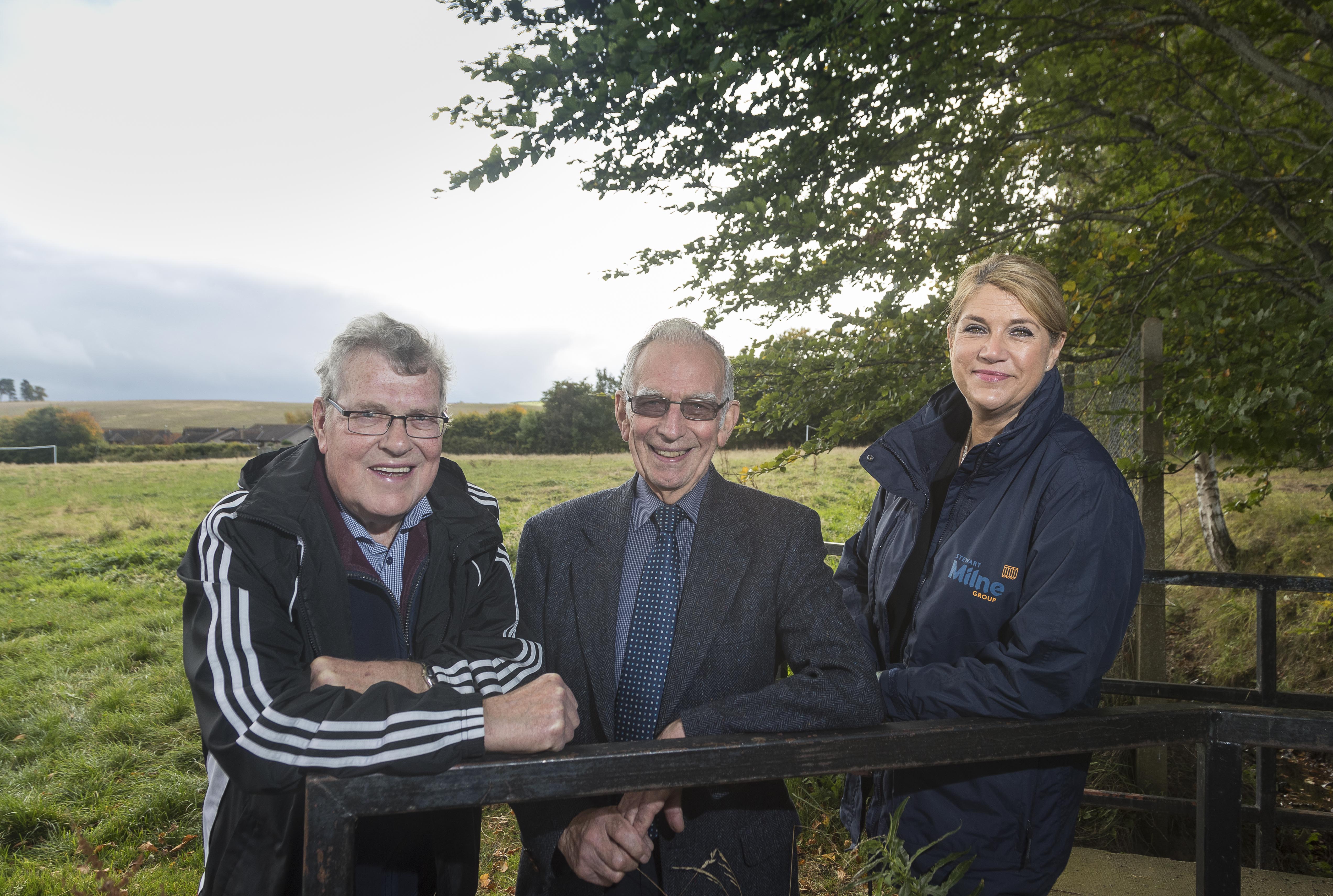 Aberdeenshire Men’s Shed site goes green thanks to Stewart Milne Group