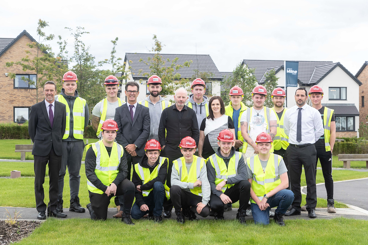 Stewart Milne Group cements support for apprenticeships with latest in-take