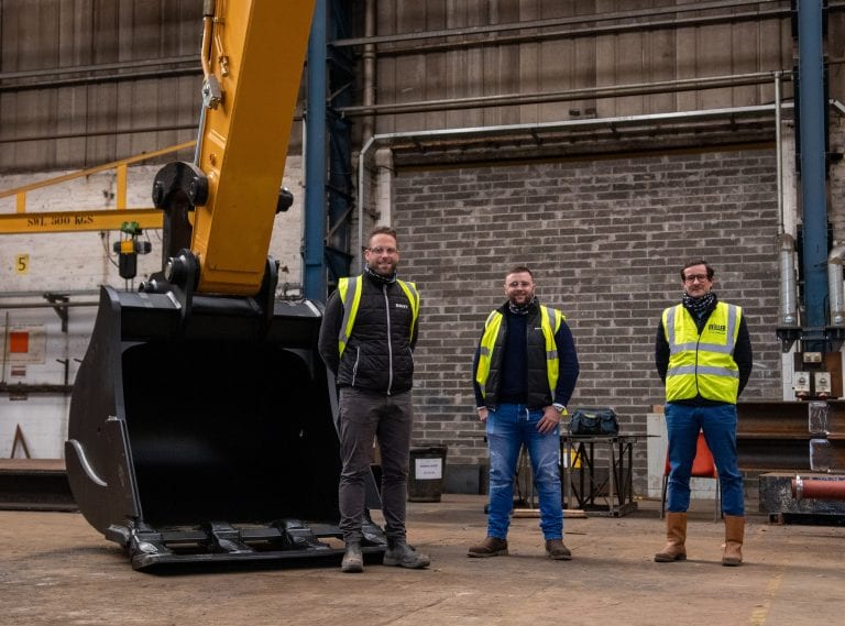 UK's first Sany 50t excavator put to work in Methil