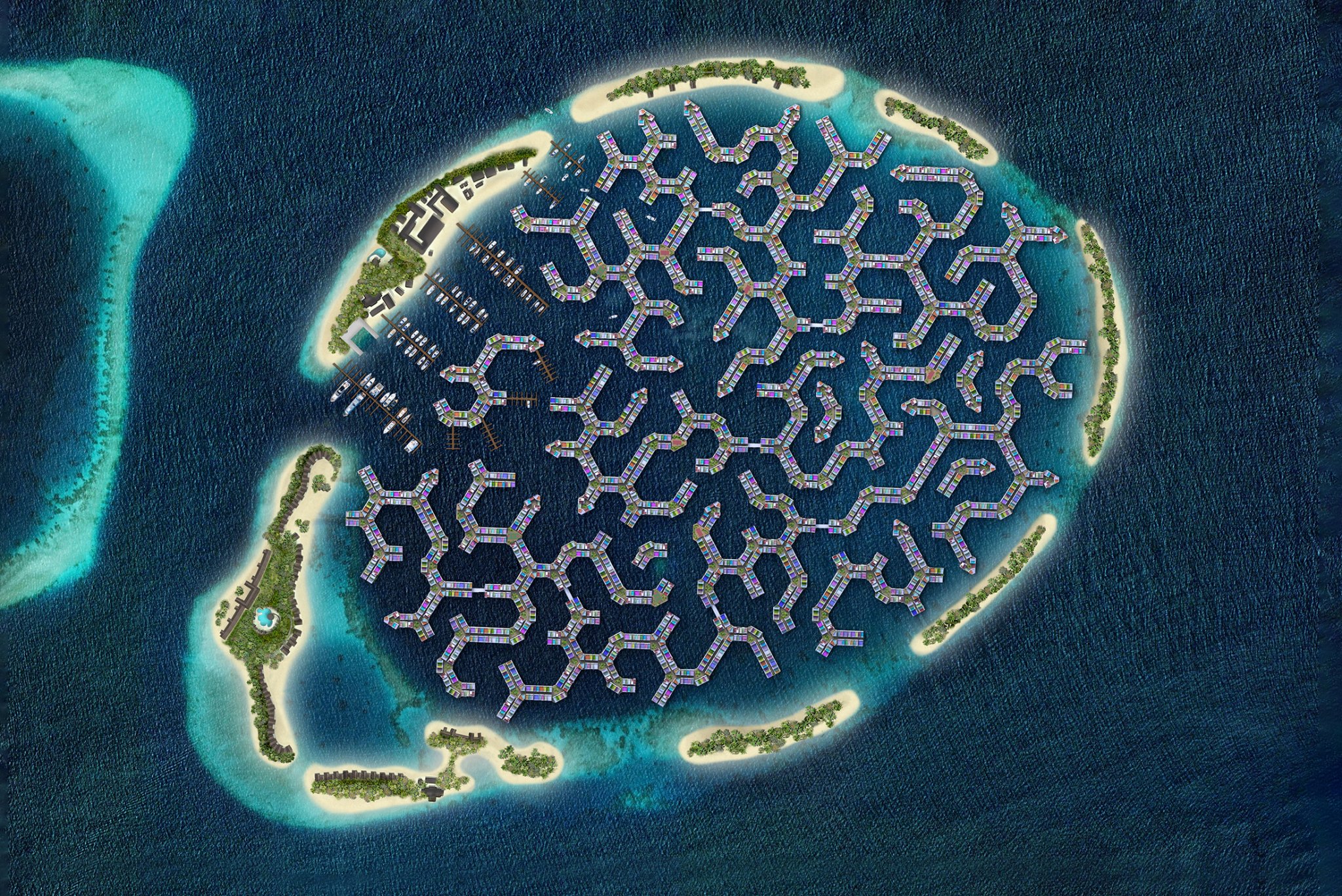 And finally... Island city plan floated for the Maldives
