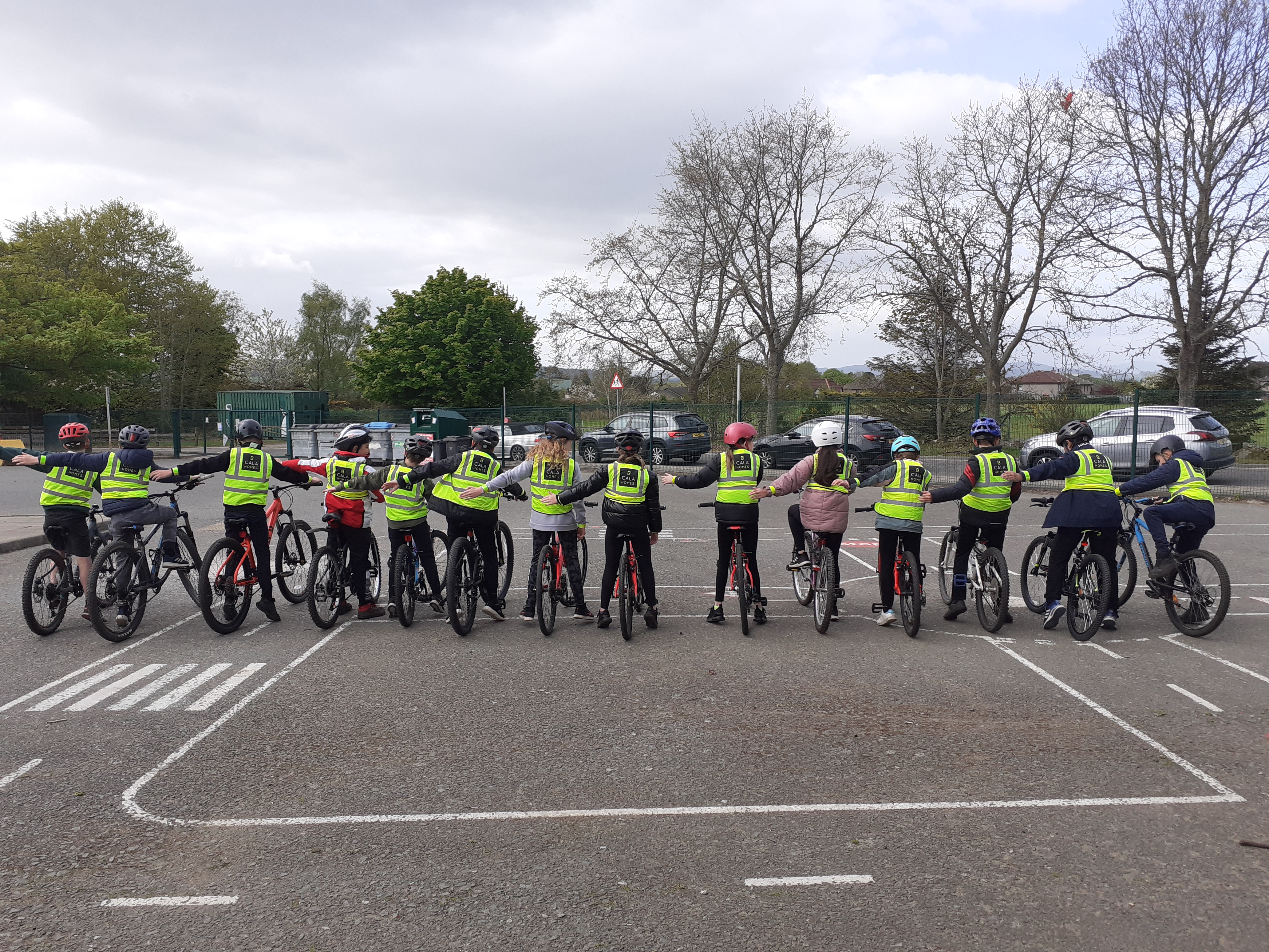 Cala donation helps pupils stay safe during cycle sessions