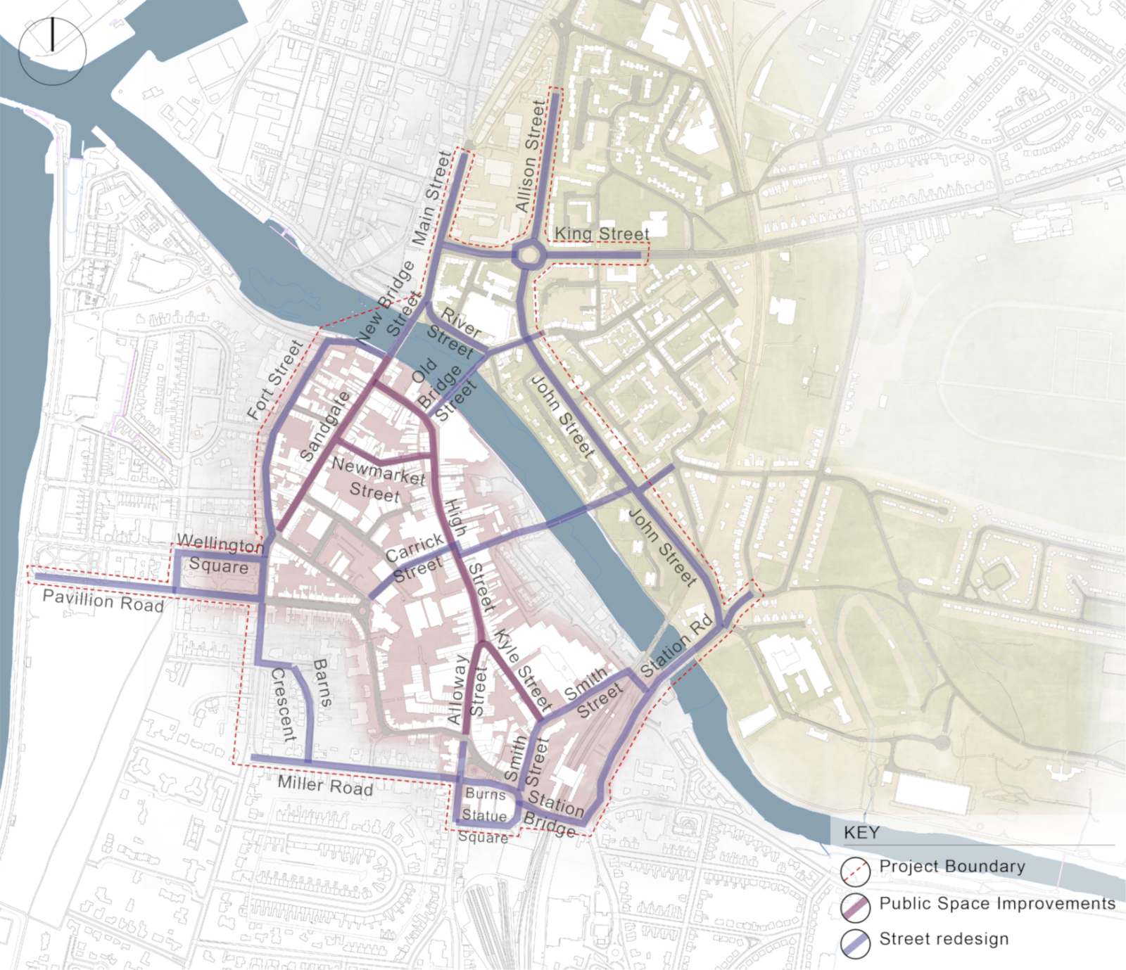 Major transport infrastructure improvements for Ayr town centre move forward