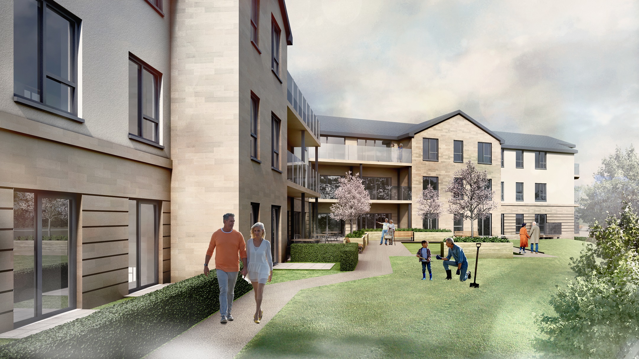 Construction officially begins at Dalgety Bay care home