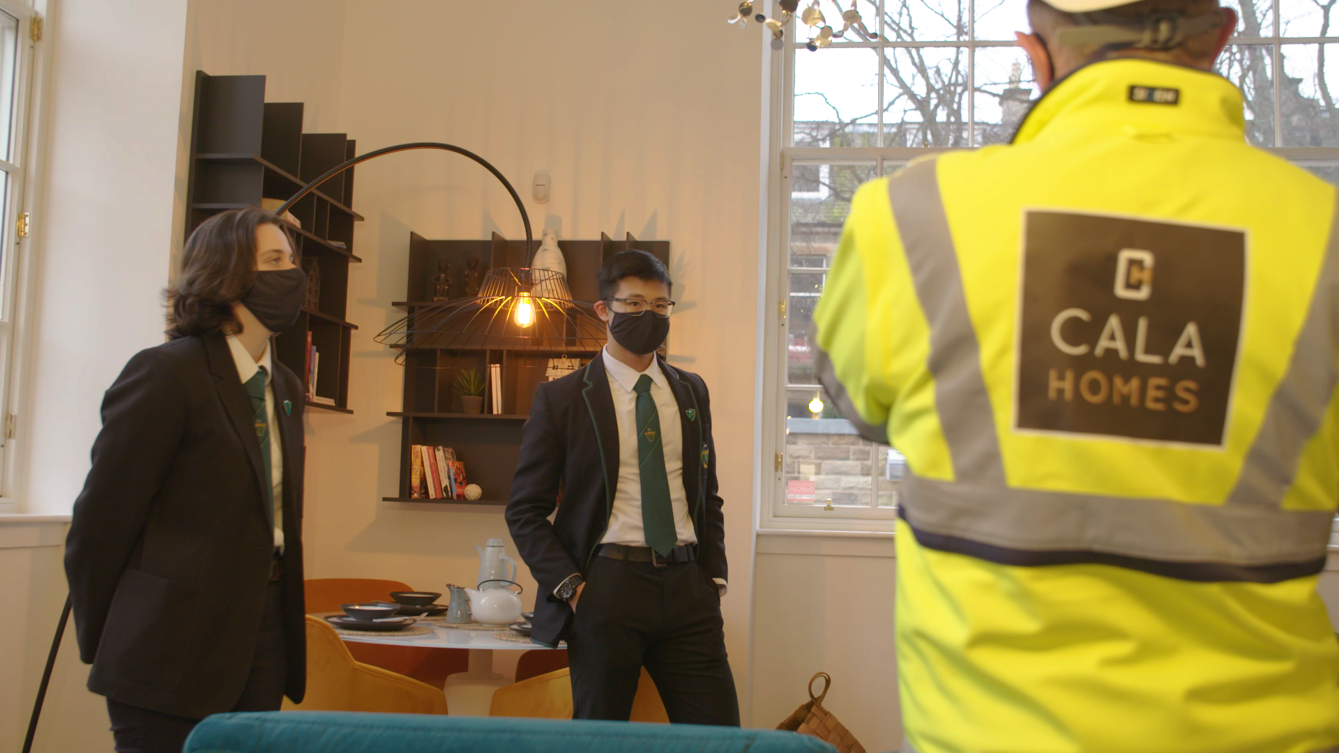 Boroughmuir teacher and pupils given VIP tour of transformed former classrooms