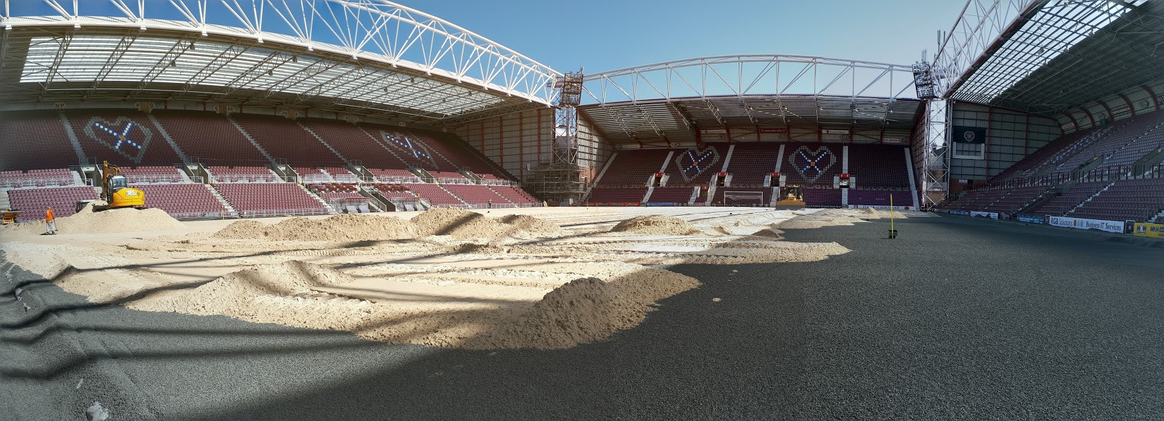 Aggregate Industries provides new hybrid pitch for Tynecastle