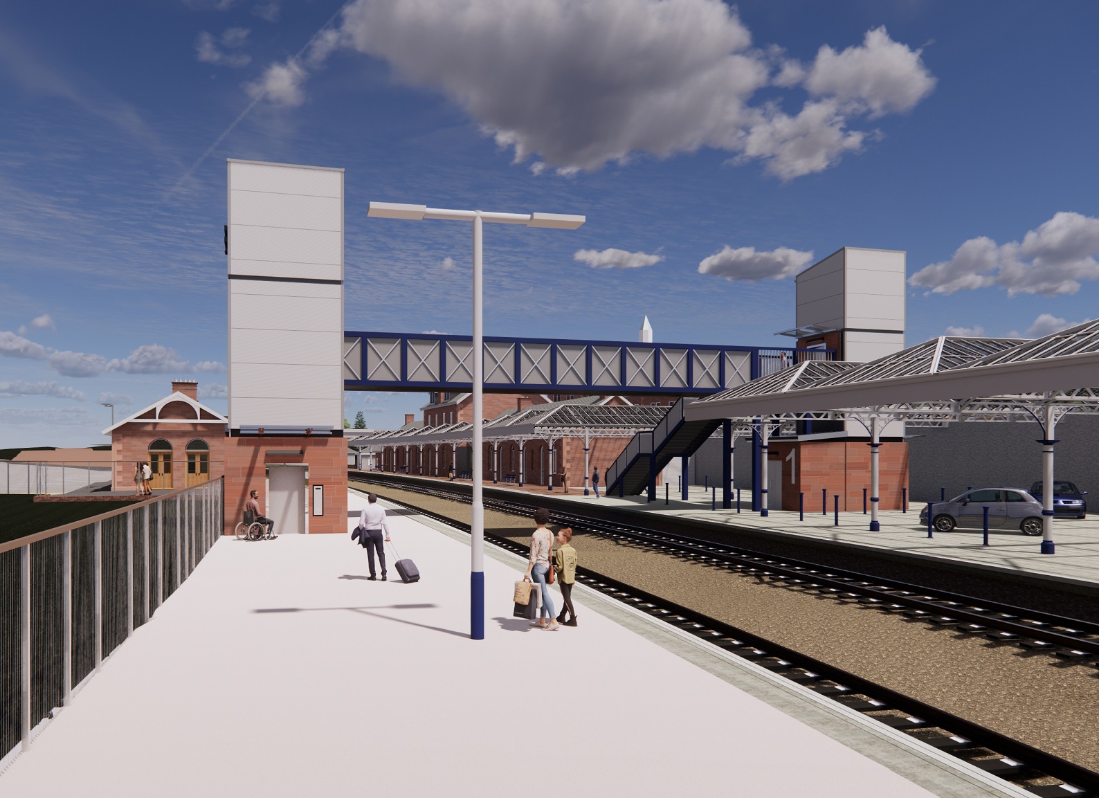 Plans submitted for new Dumfries station bridge