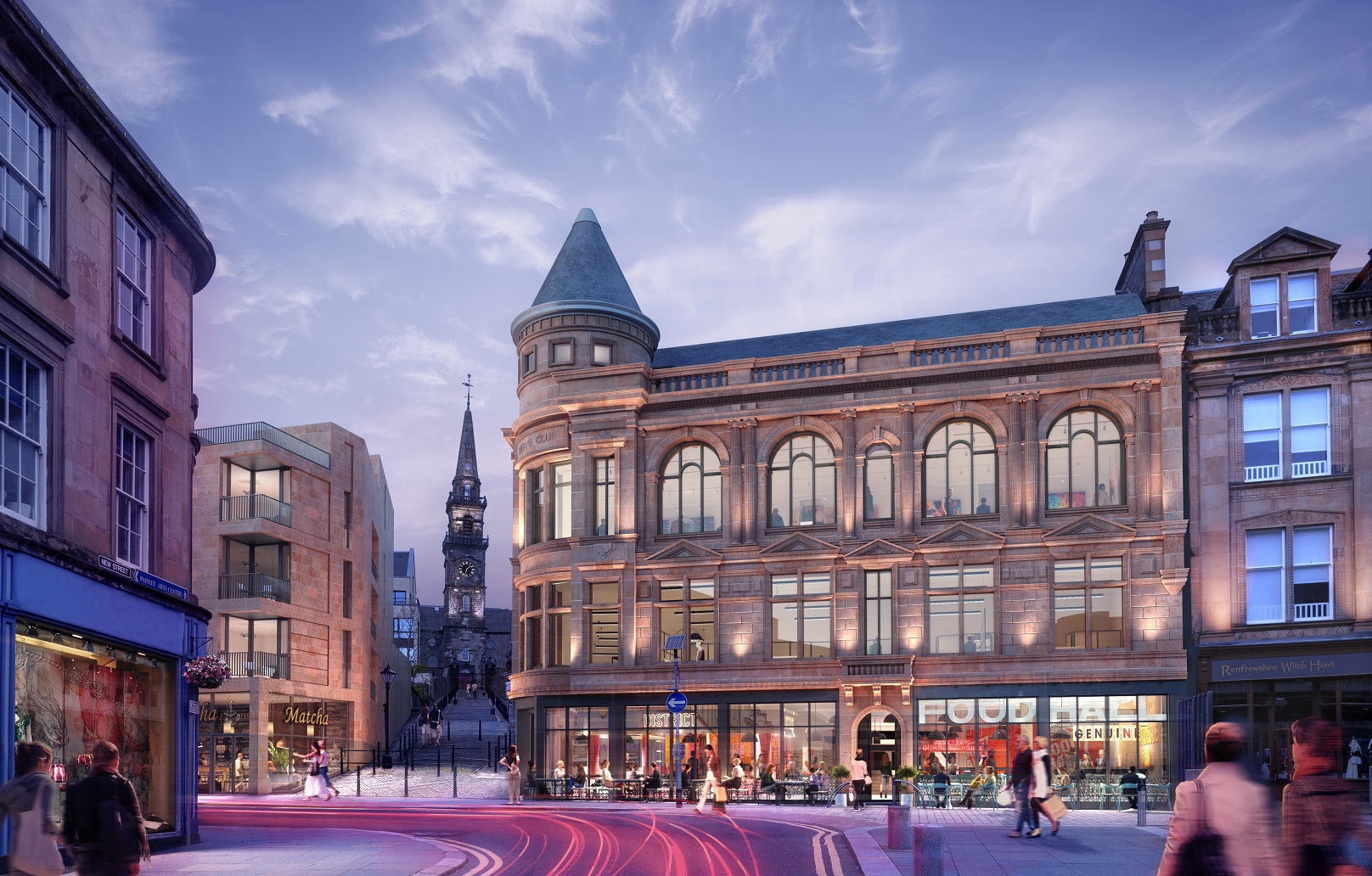 Architects publish ten-year vision for Paisley in town centre pilot