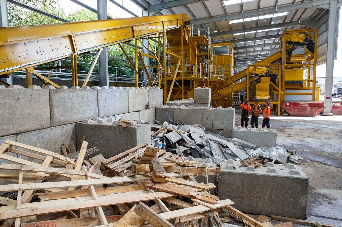WRC Recycling opens new Renfrewshire construction and demolition material recycling facility