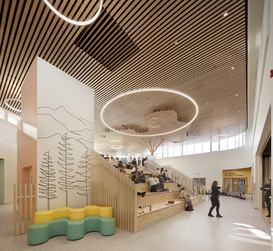 Newmains & St Brigid’s Community Hub is top of class at Scottish Design Awards