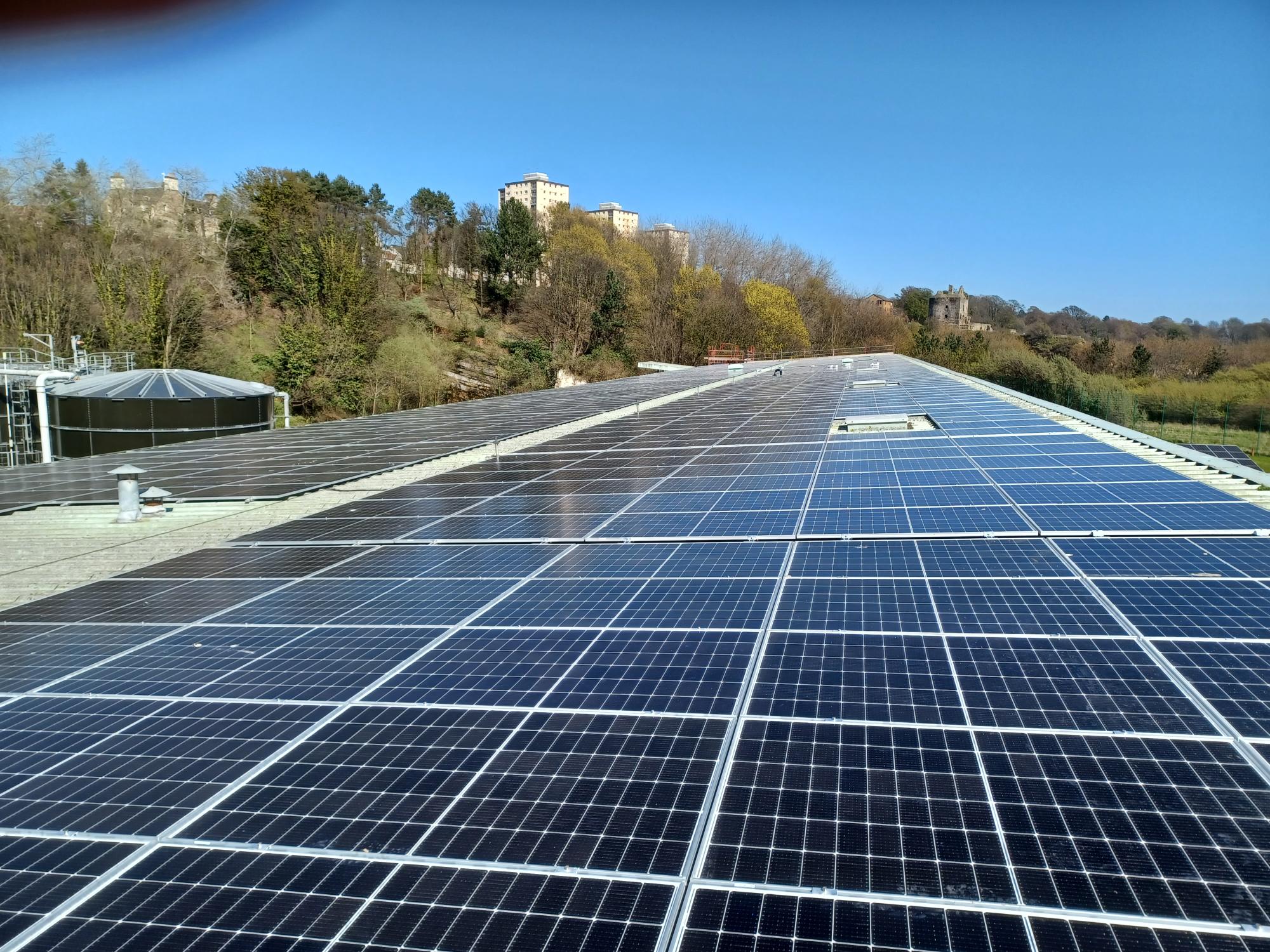 Scottish Water triples solar energy production in Kirkcaldy