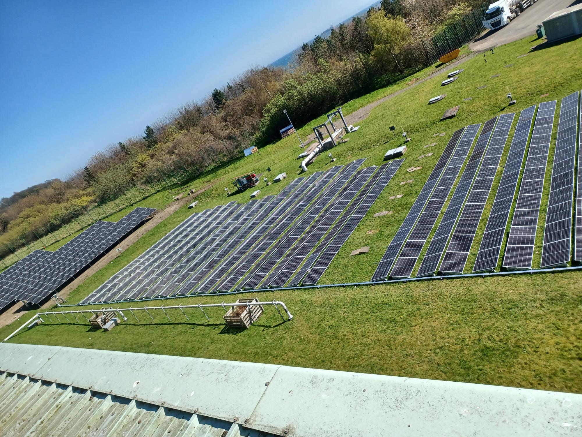 Scottish Water triples solar energy production in Kirkcaldy