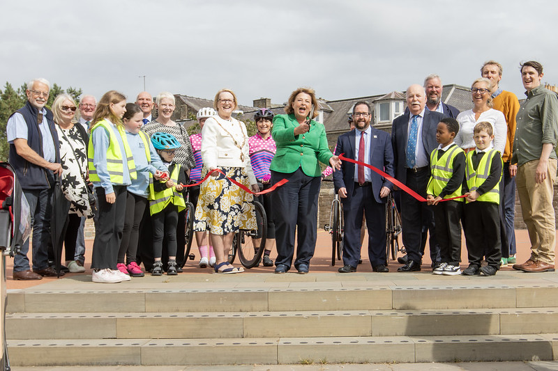 Infrastructure projects linked to Hawick Flood Protection Scheme completed