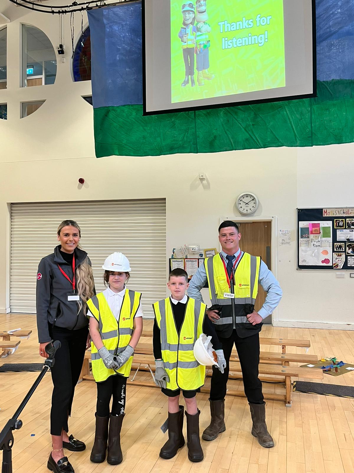 Whiteburn team goes back to school in Burntisland