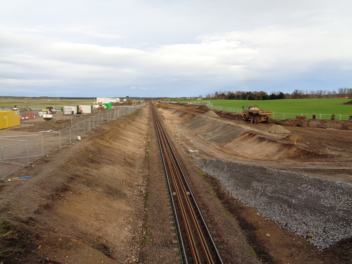 In Pictures: Work on Inverness Airport station progressing well