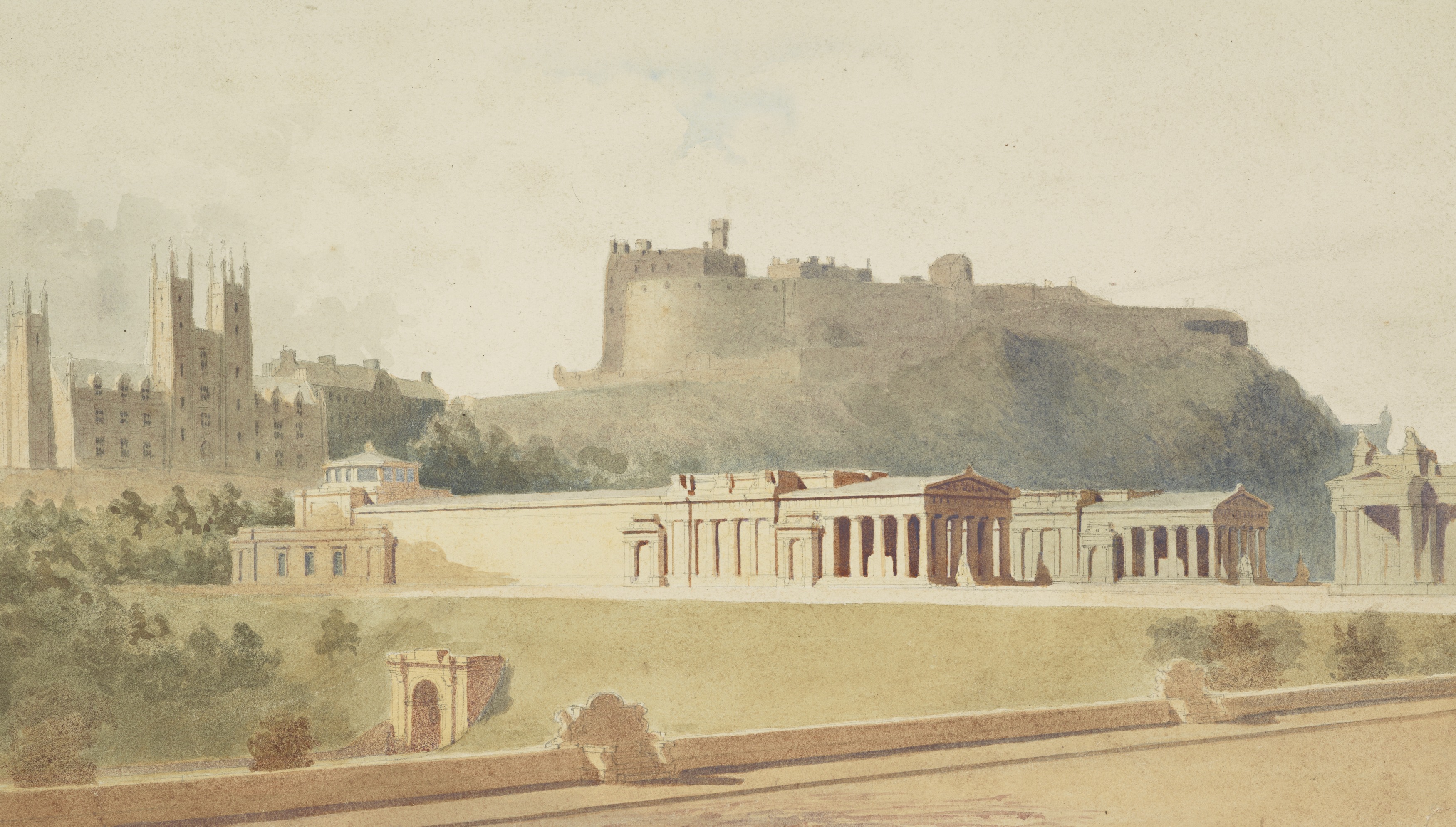 And finally... National Gallery of Scotland unveils original plan for basement swimming baths