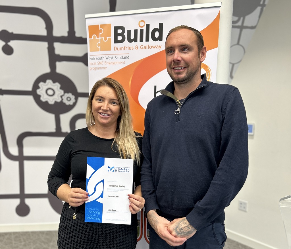 Dumfries roofing expert crowned winner of hub South West business development programme