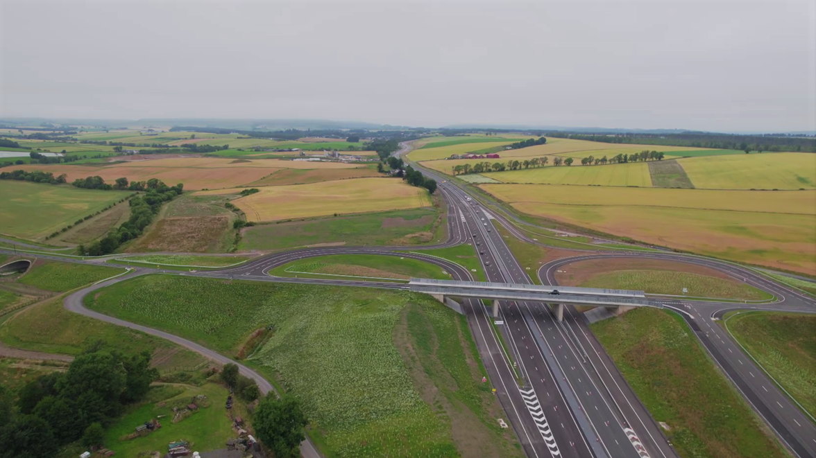 Luncarty to Pass of Birnam dualling project to open to traffic