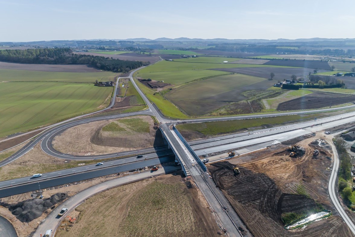 New junction operational on Luncarty to Pass of Birnam of A9