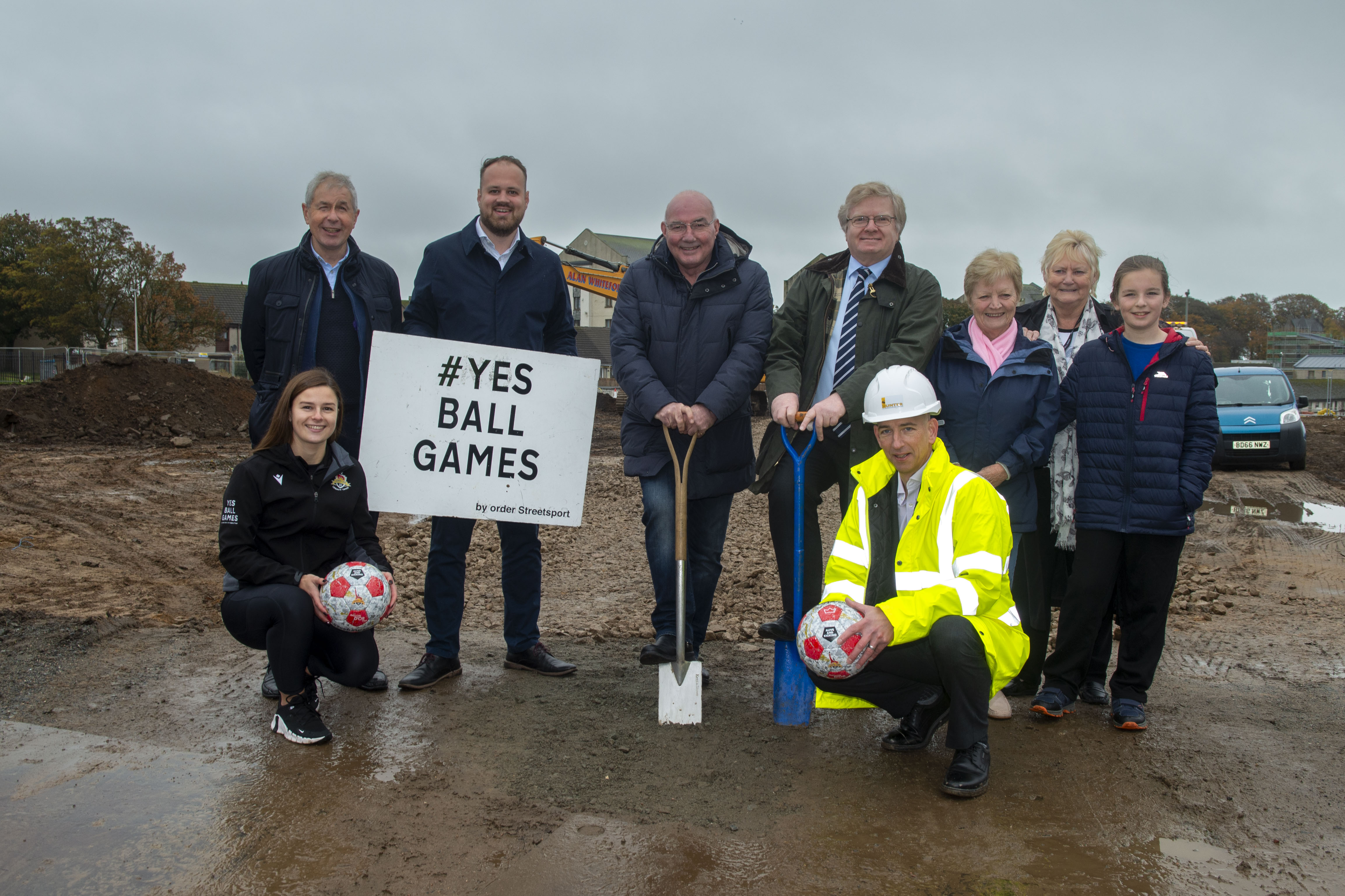 Work begins on third Cruyff Court in Aberdeen