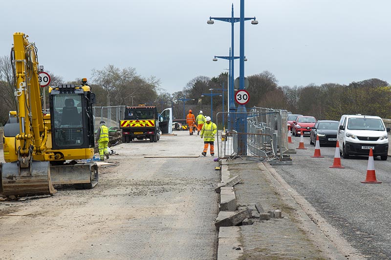 Additional concrete repairs delay completion of works to Aberdeen's King George VI bridge