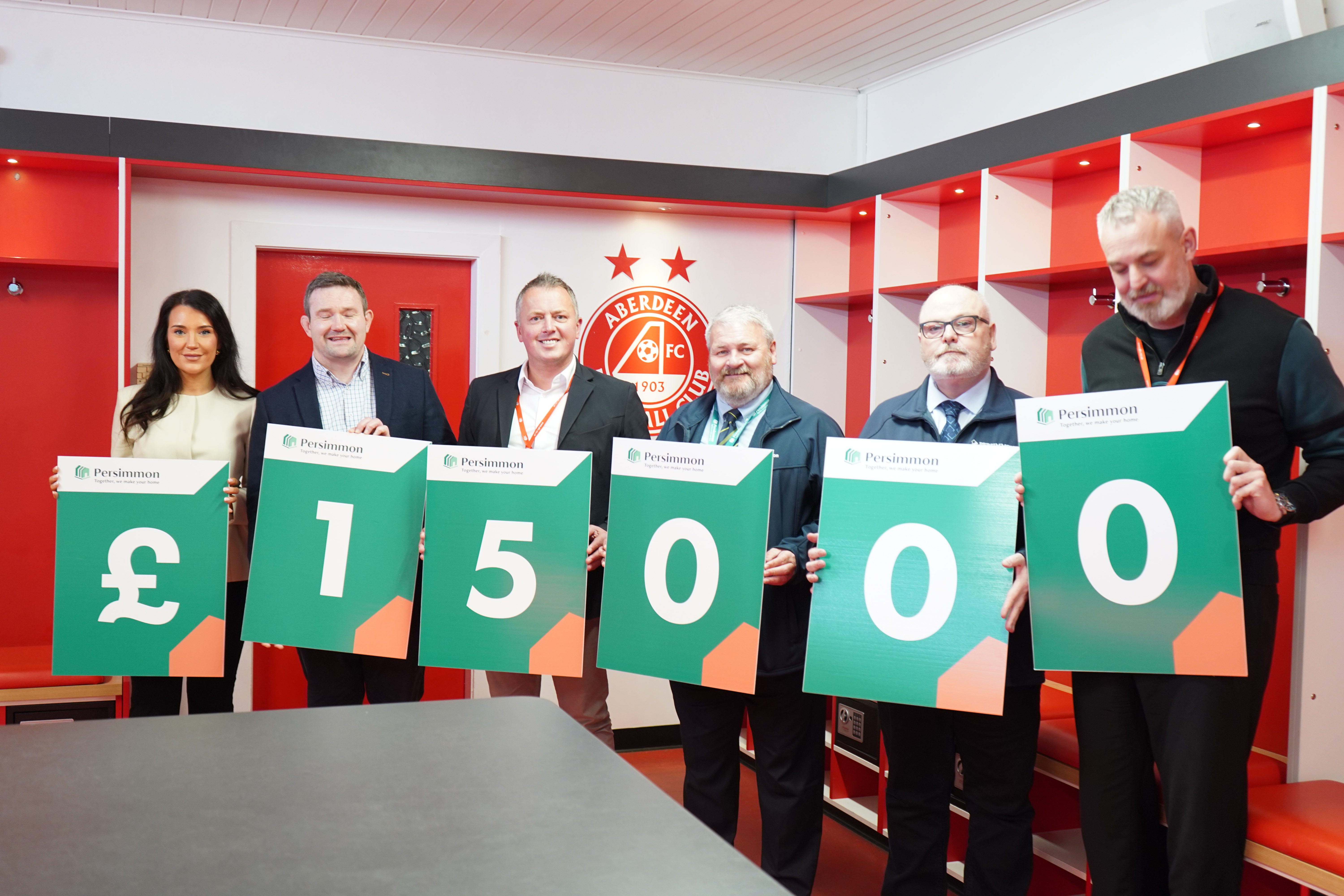 And finally… Persimmon Foundation supports Aberdeen FC Community Trust