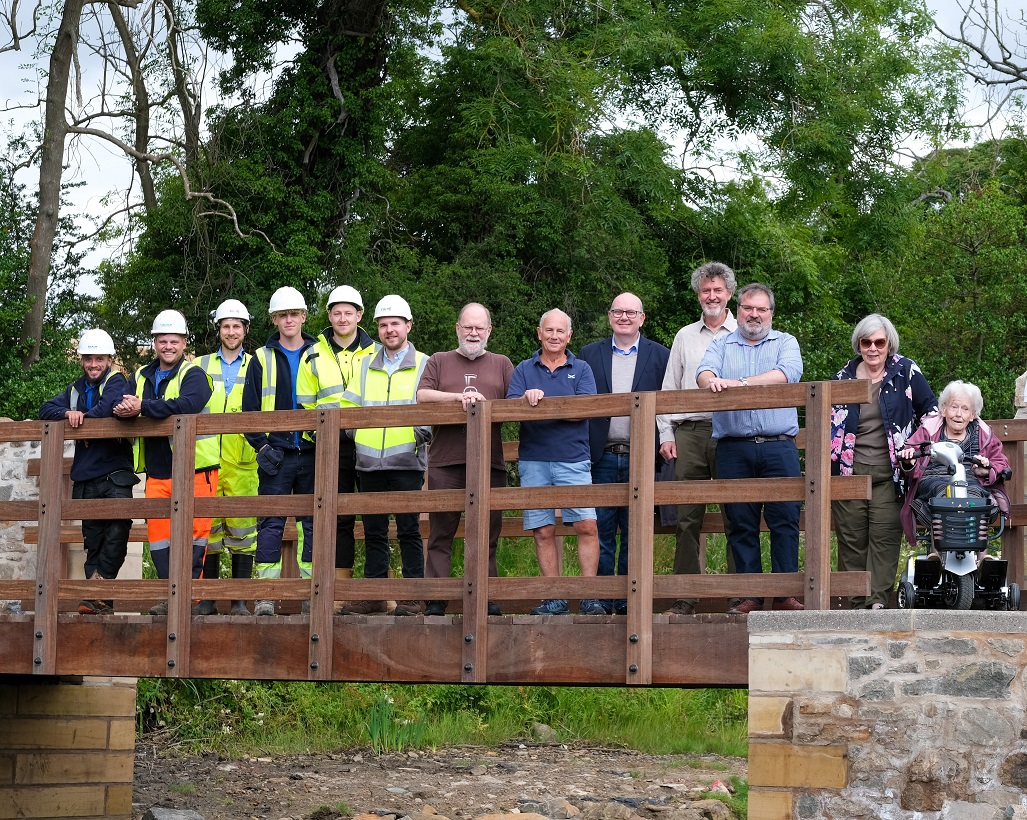 Realm Construction completes new Aberdour footbridge