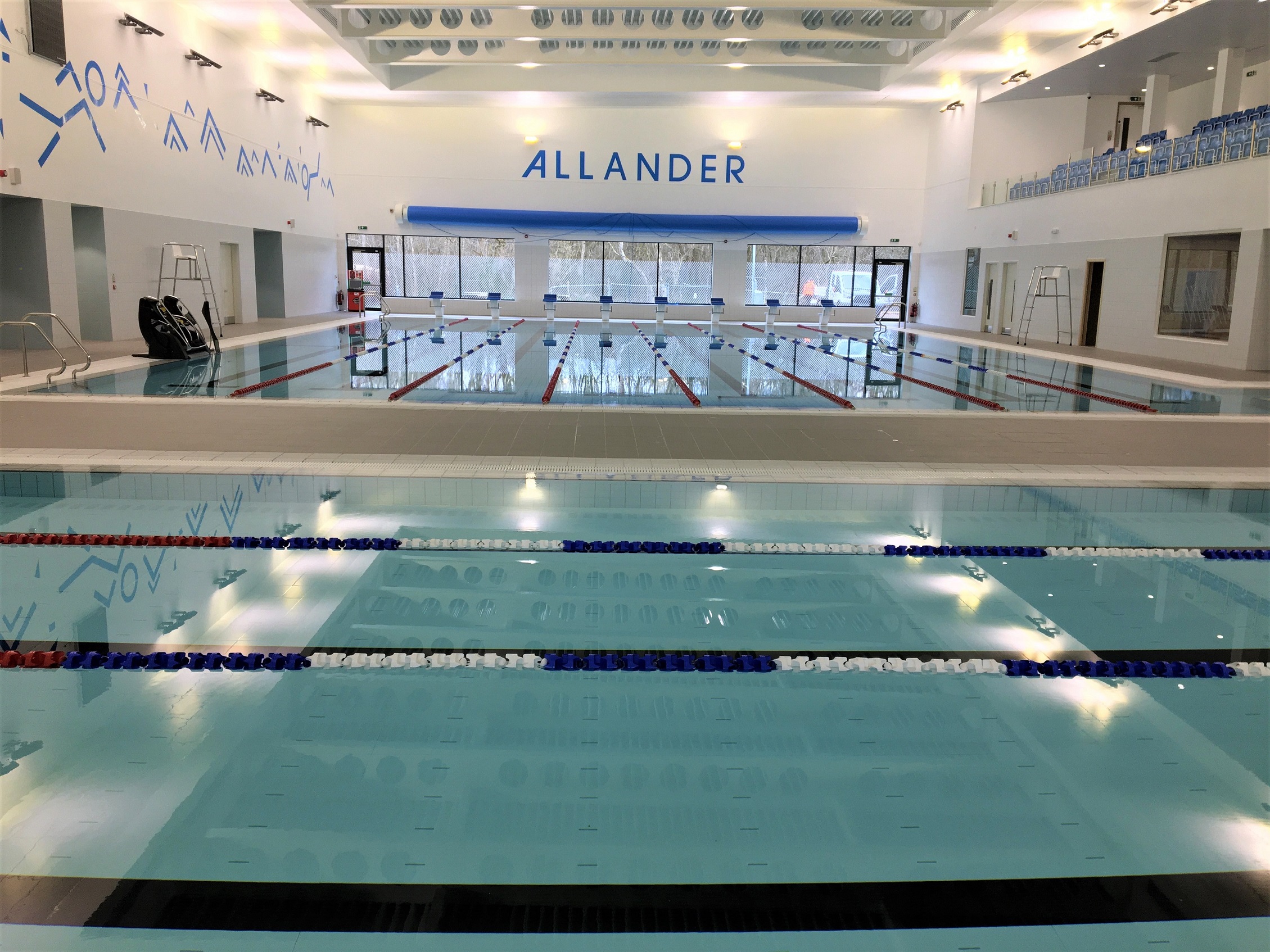 Works near completion on first phase of the new Allander Leisure Centre