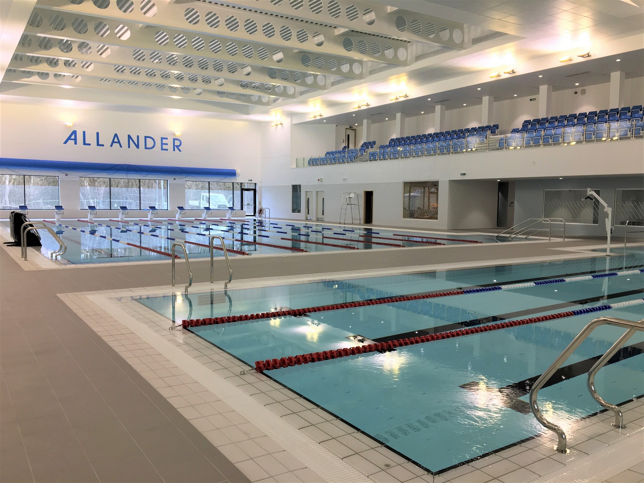 Works near completion on first phase of the new Allander Leisure Centre