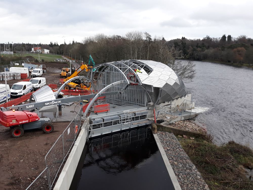 In Pictures: River Ness Hydro project reaches another milestone
