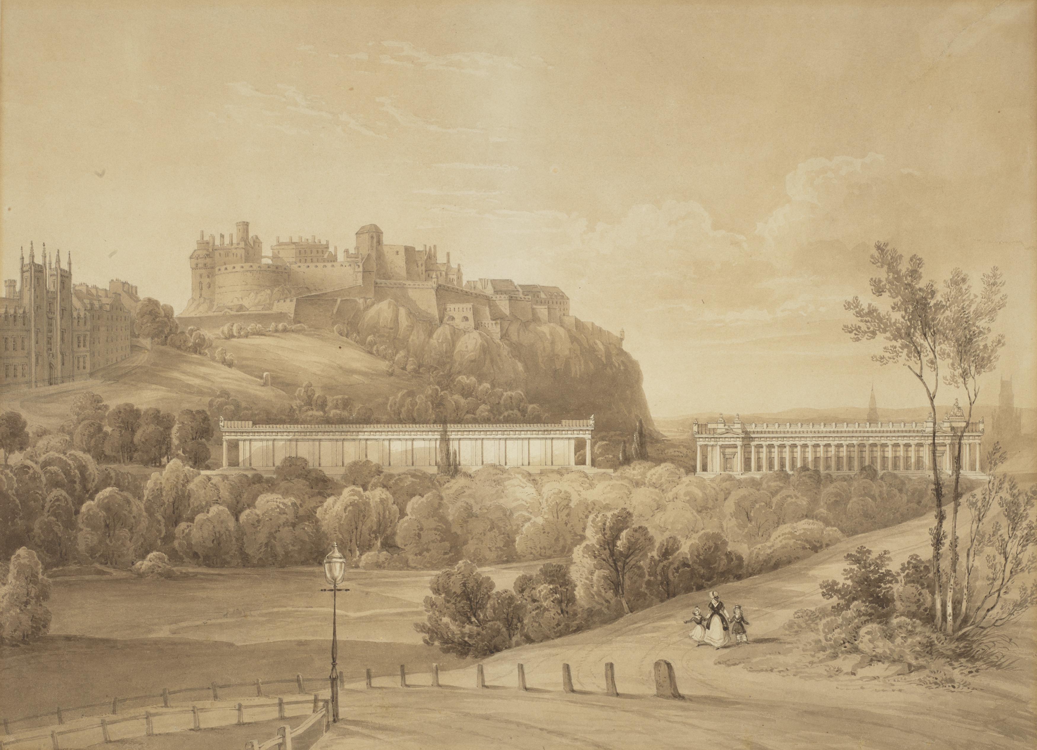 And finally... National Gallery of Scotland unveils original plan for basement swimming baths