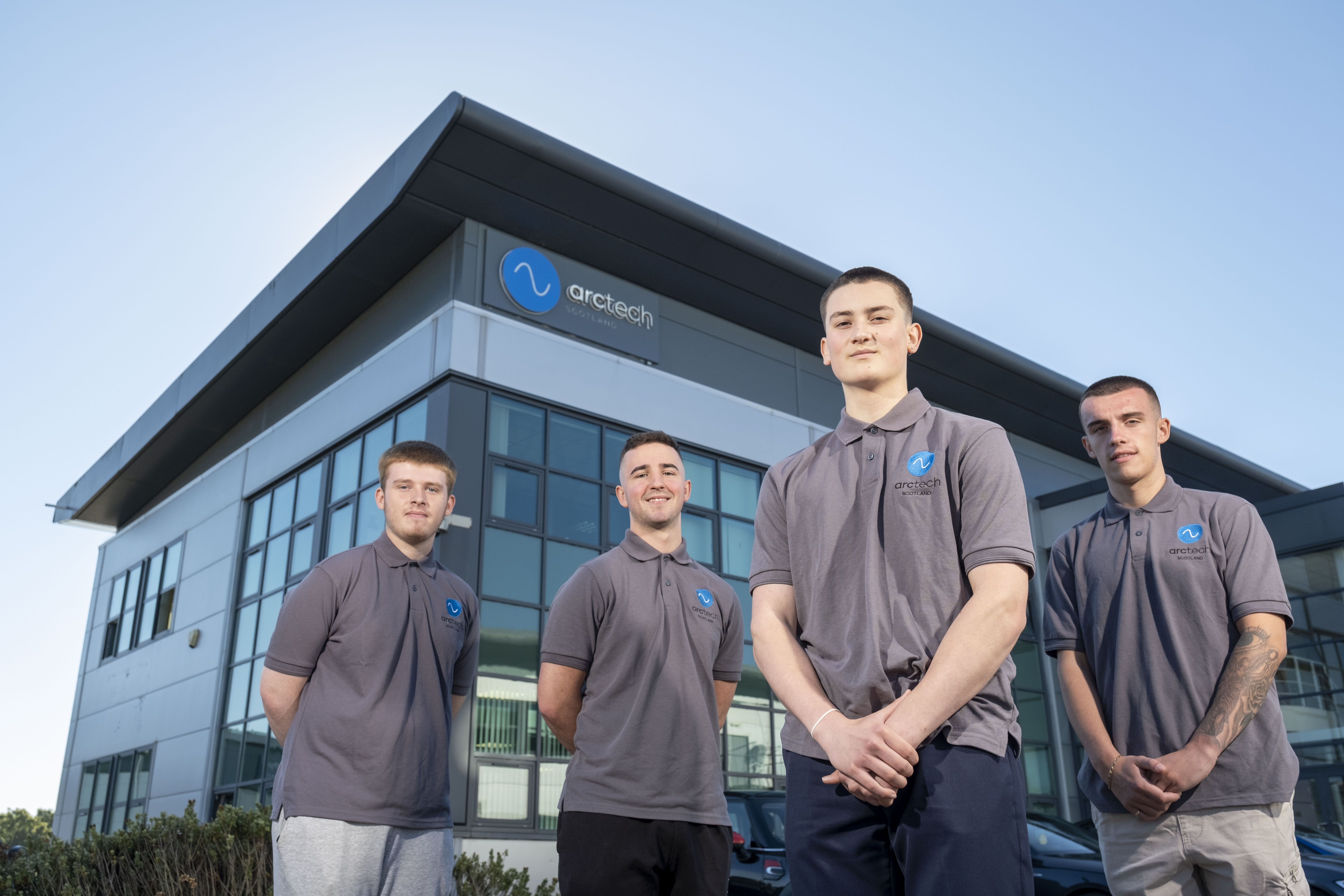 Arc-Tech (Scotland) employs five new apprentices
