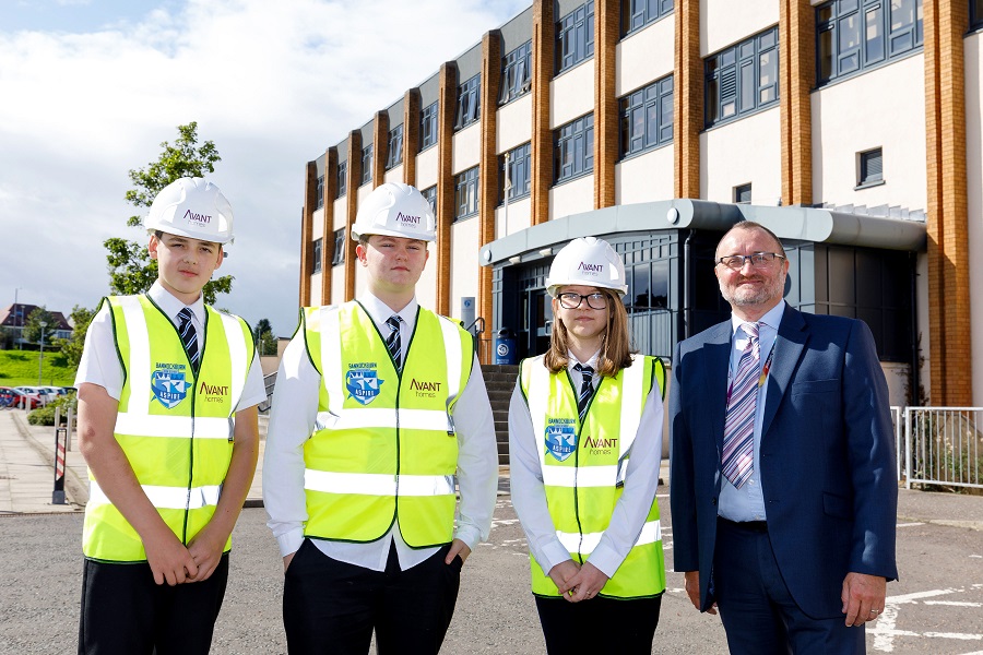 Avant Homes supports future housebuilding talent at Bannockburn High School