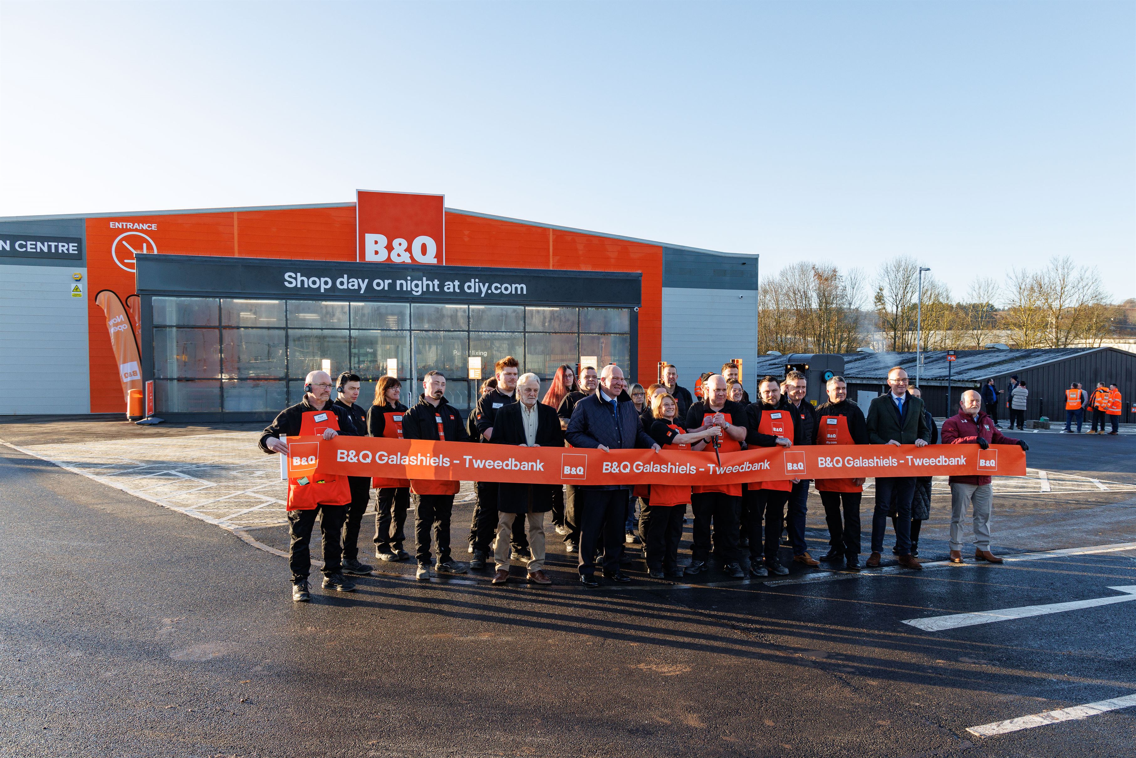 Clark Contracts completes new B&Q store in Galashiels