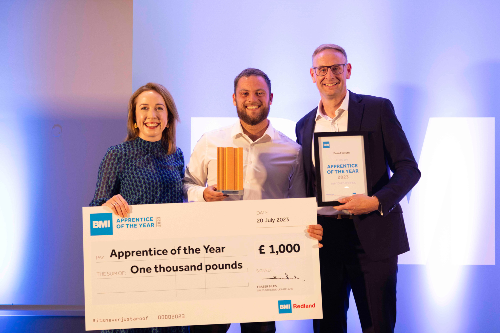 Fife roofer named Apprentice of the Year