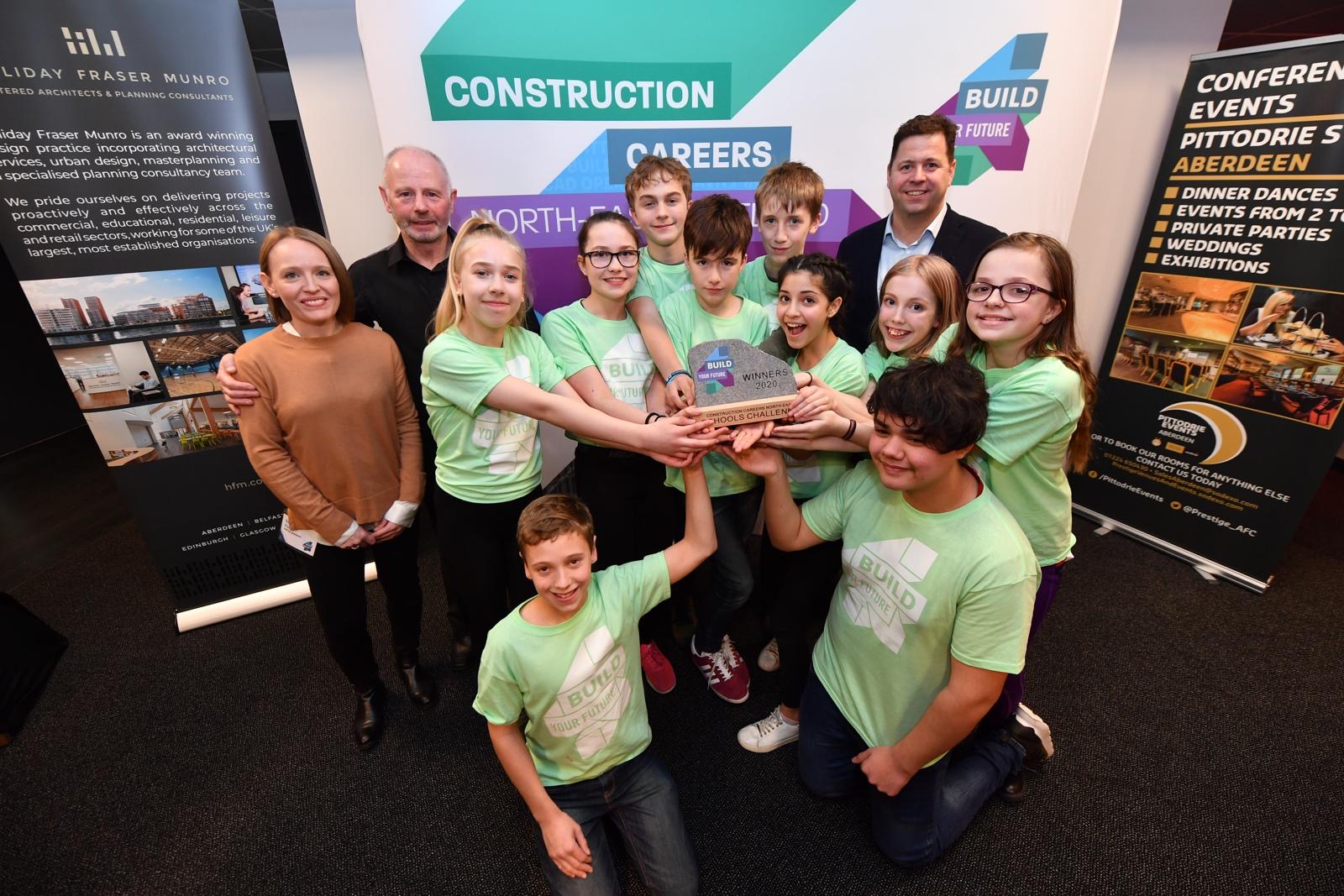 Banchory Academy wins ‘Build Your Future’ construction challenge