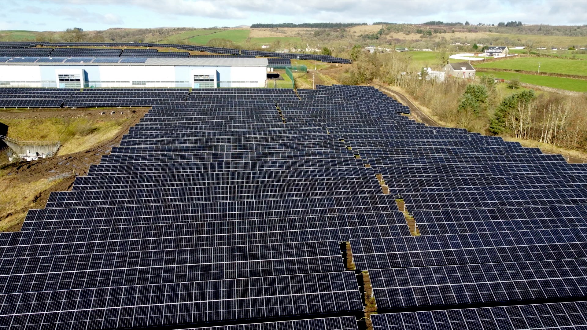 Video: Giant solar project switched on in East Dunbartonshire