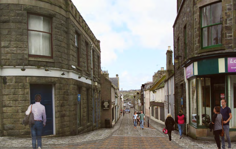 Banff public realm improvement scheme plan lodged