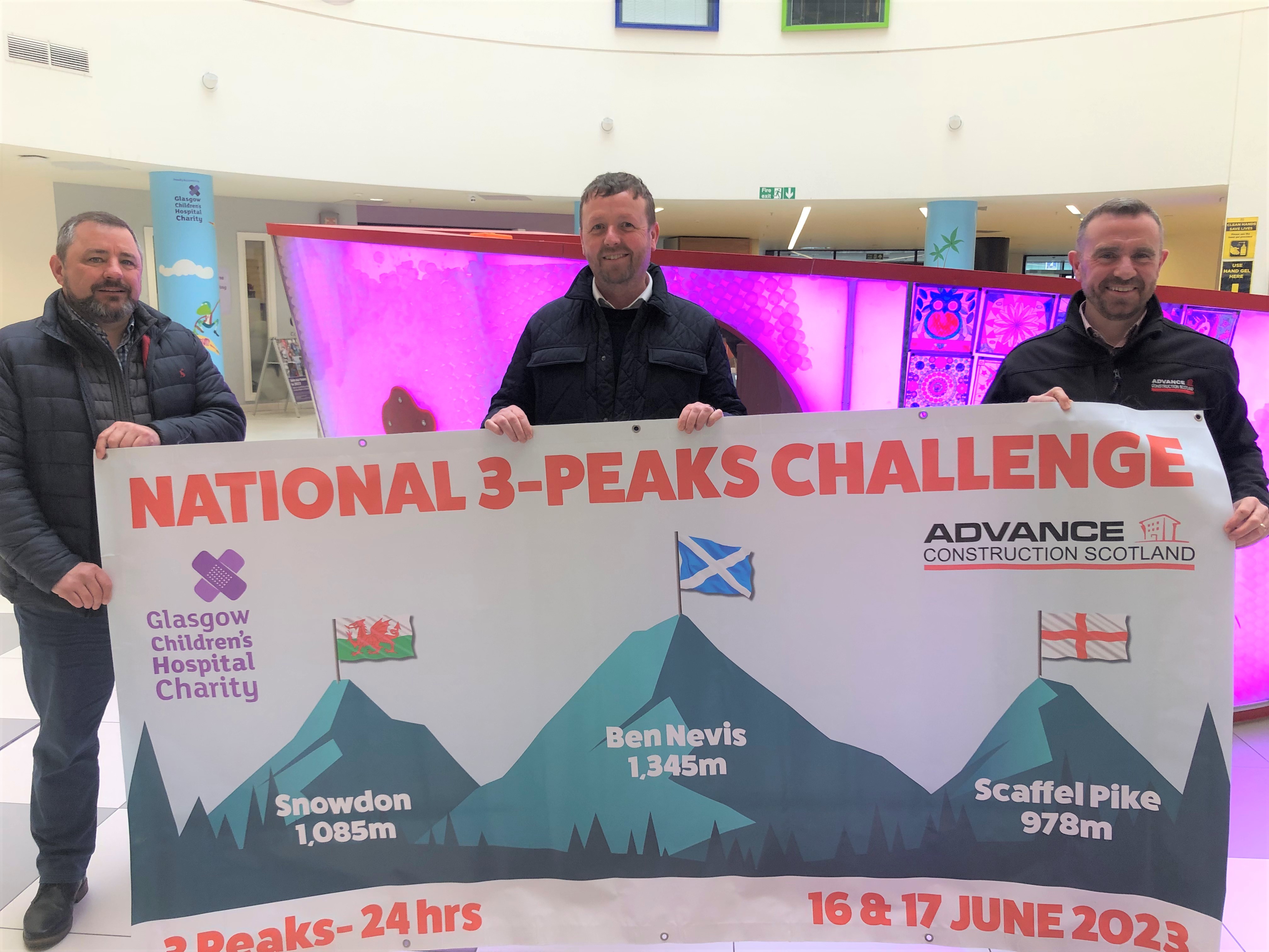 Colleagues to 'advance' on Three Peaks Challenge for charity