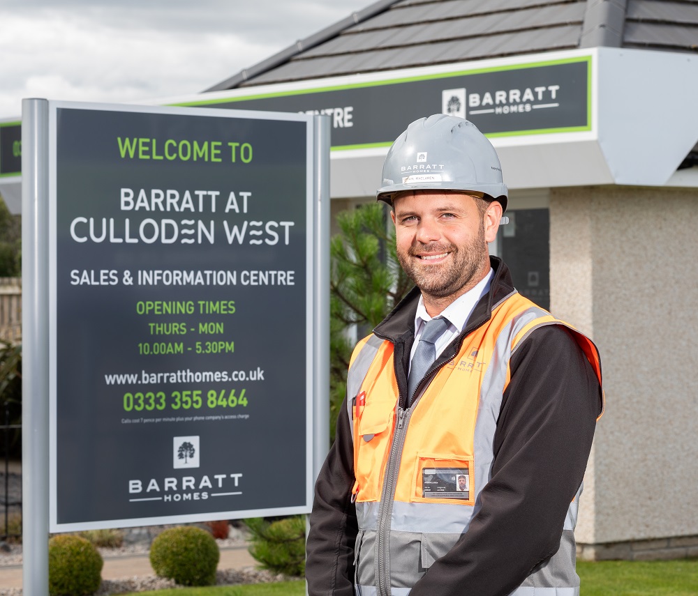 Barratt's Iain MacLaren named Site Manager of the Year 2023