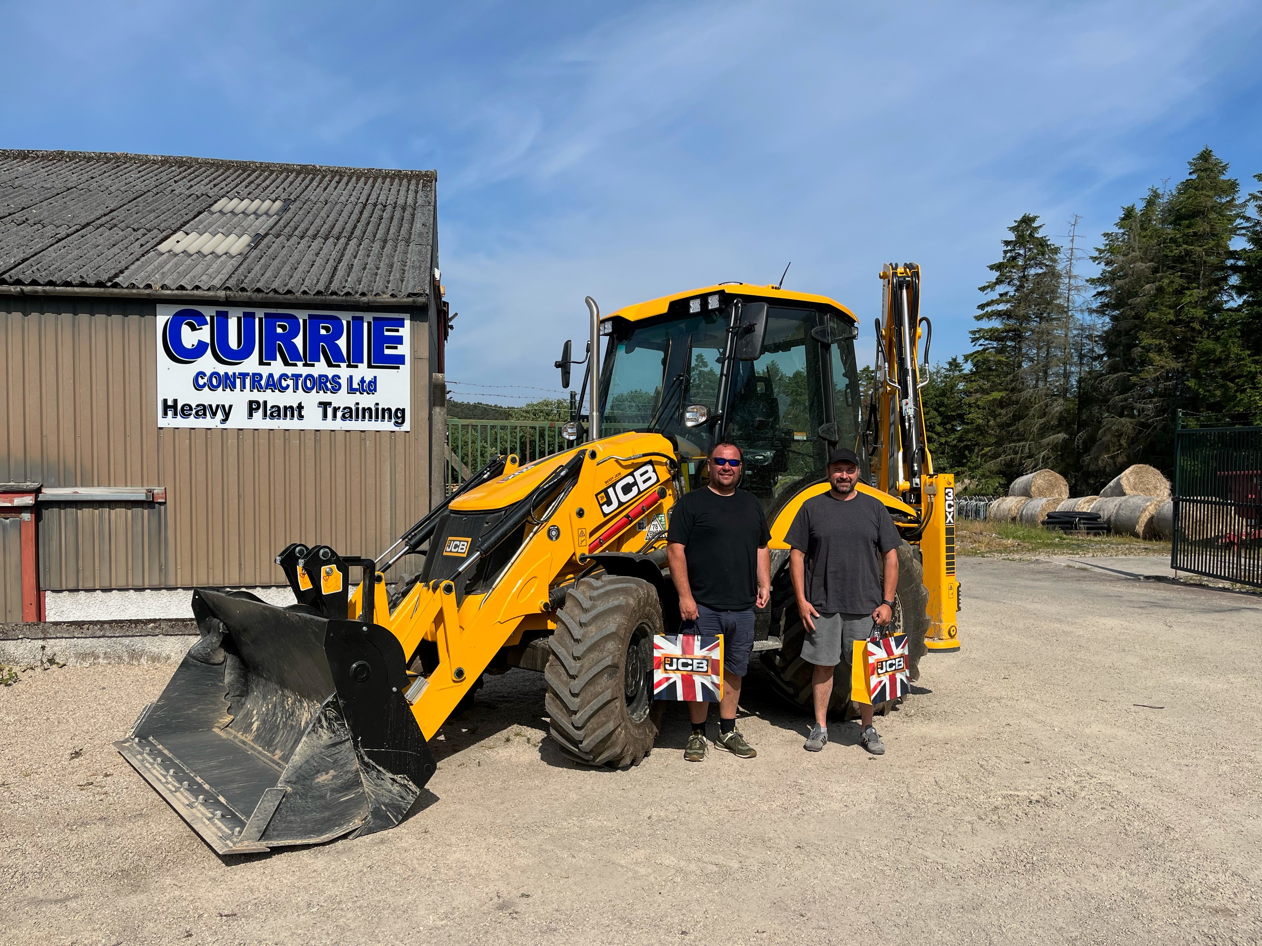 JCB and Heavy Plant Training deliver backhoe loader training to north of Scotland