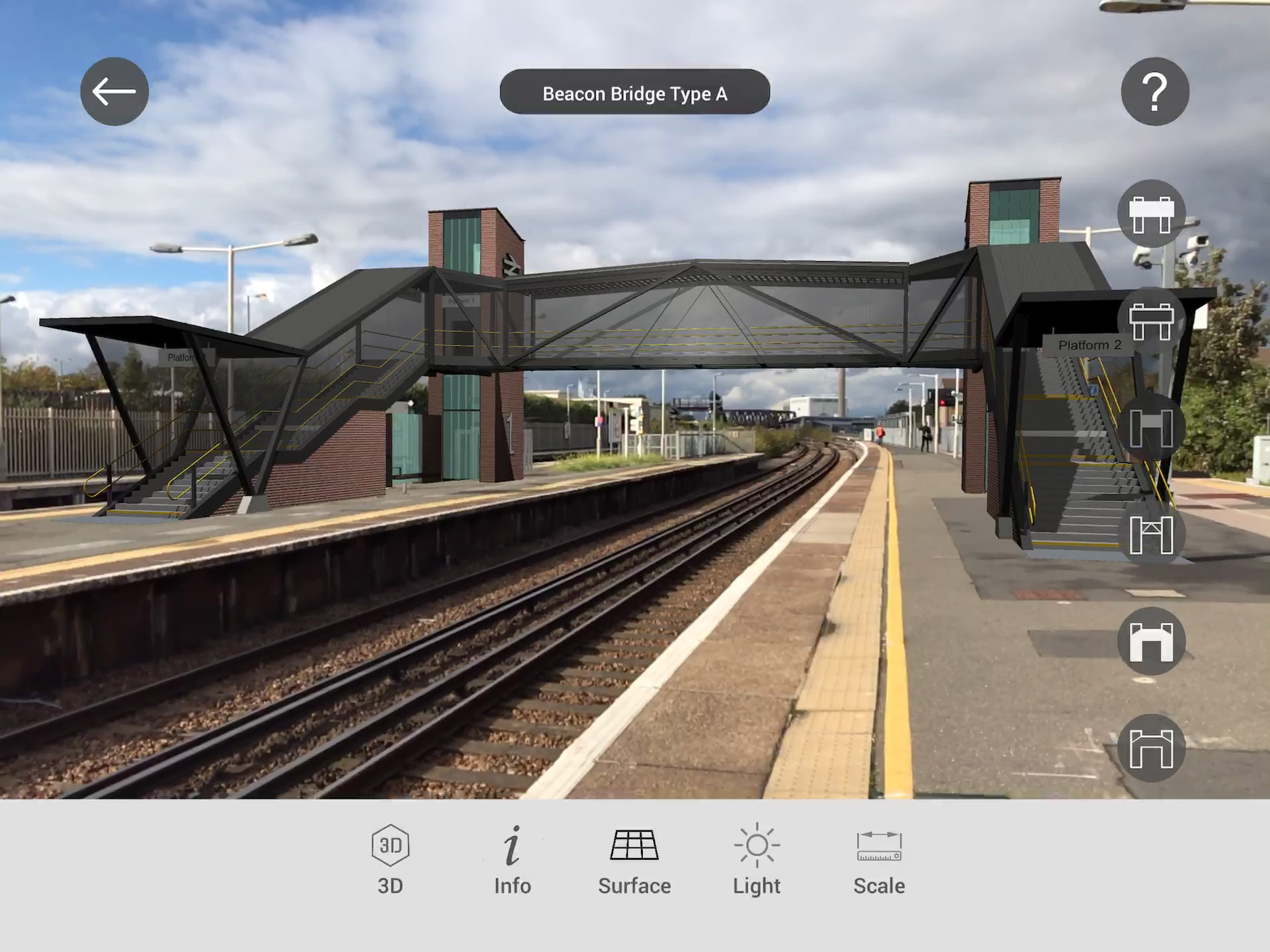 Network Rail uses augmented reality to showcase architect footbridge designs