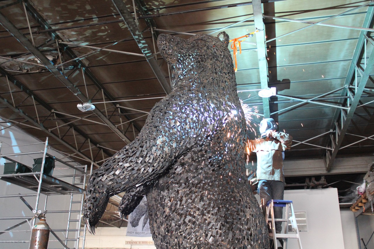 East Lothian steel bear sculpture finally given green light