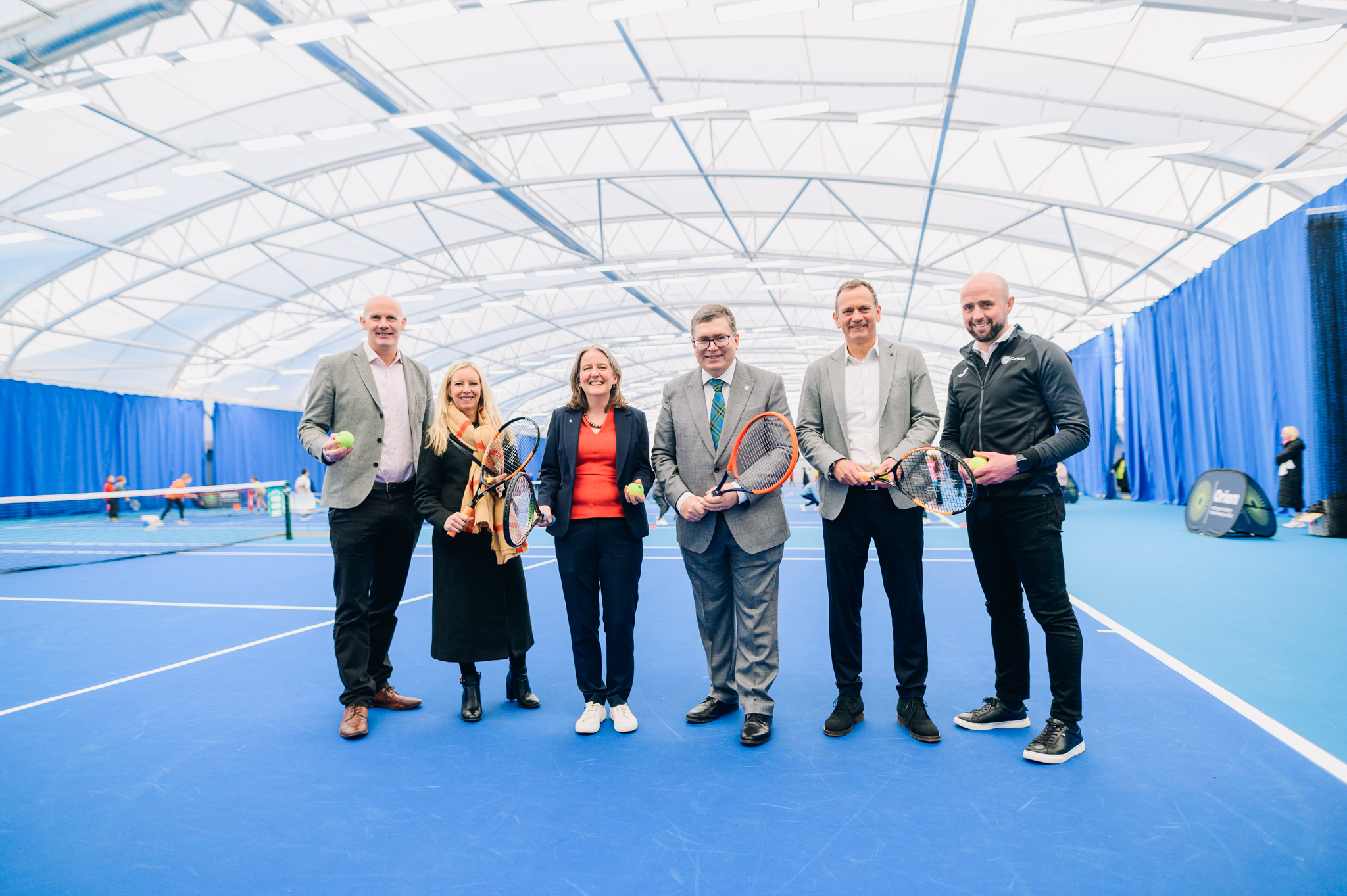Oriam Indoor Tennis Centre opens its doors