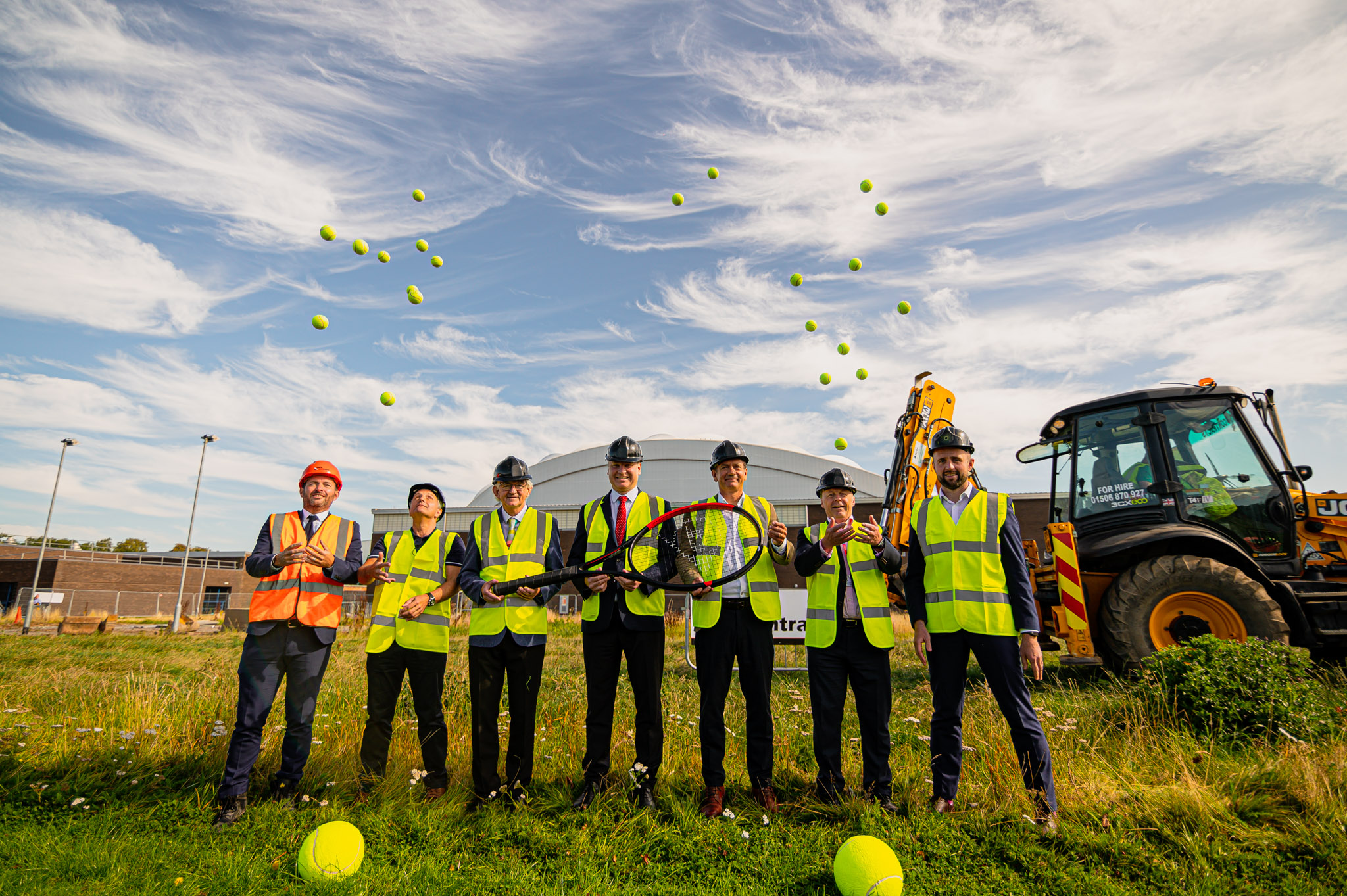 Work starts on six-court indoor tennis centre at Oriam