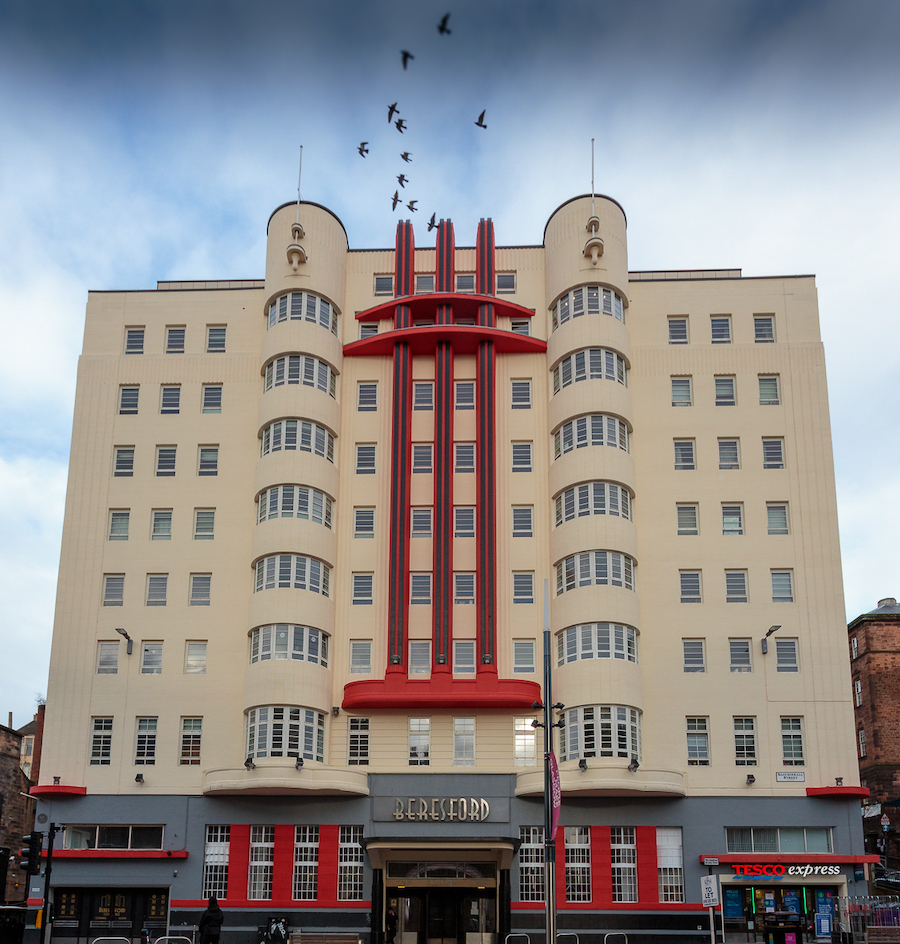 Work on Glasgow's art deco Beresford building gets under way