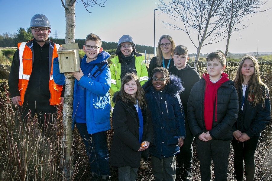 Barratt Developments helps to give nature a home community nestbox donations