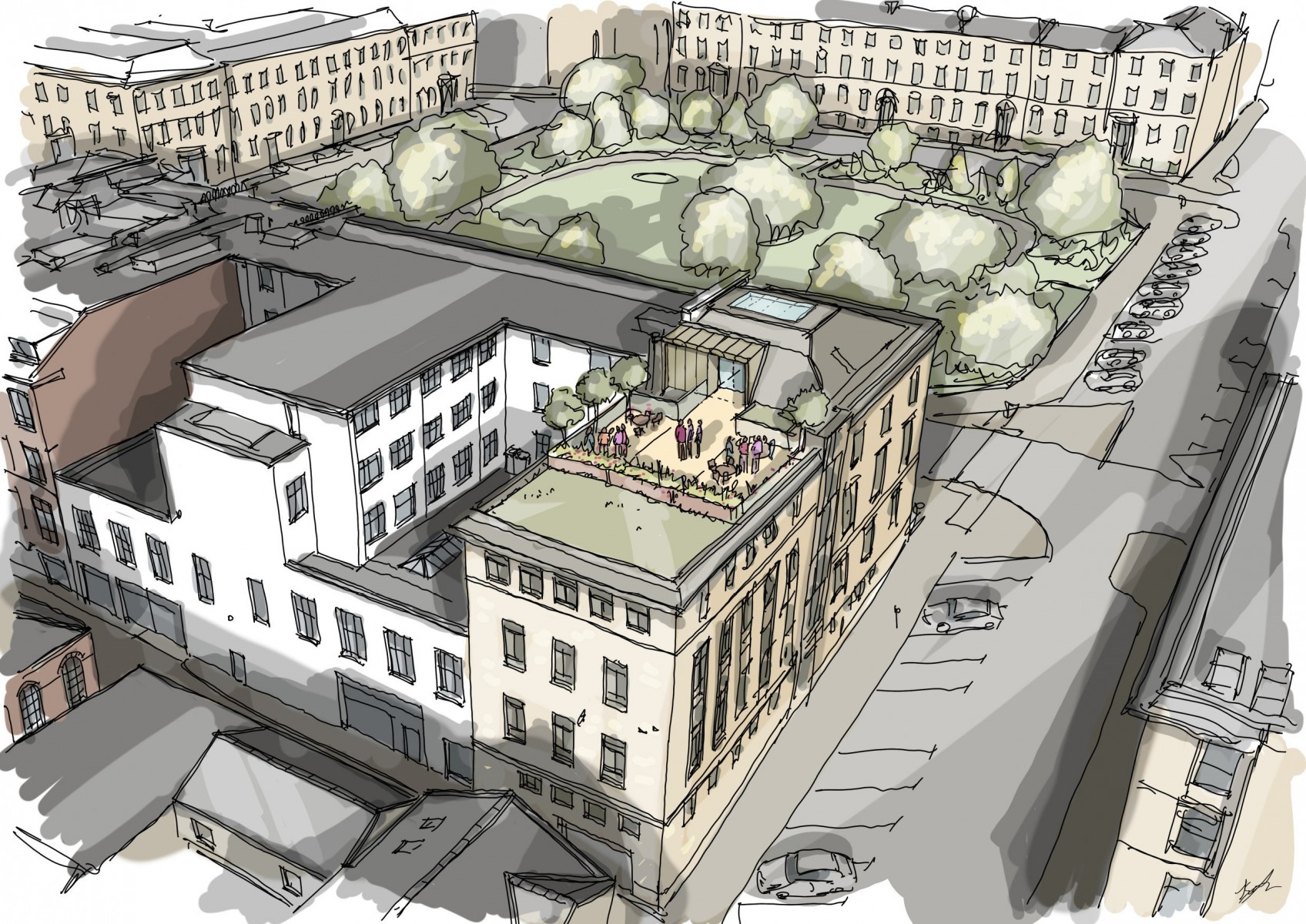 Revamp for former bank on Glasgow's Blythswood Square