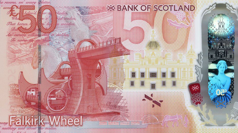 And finally... Falkirk Wheel set for new £50 note