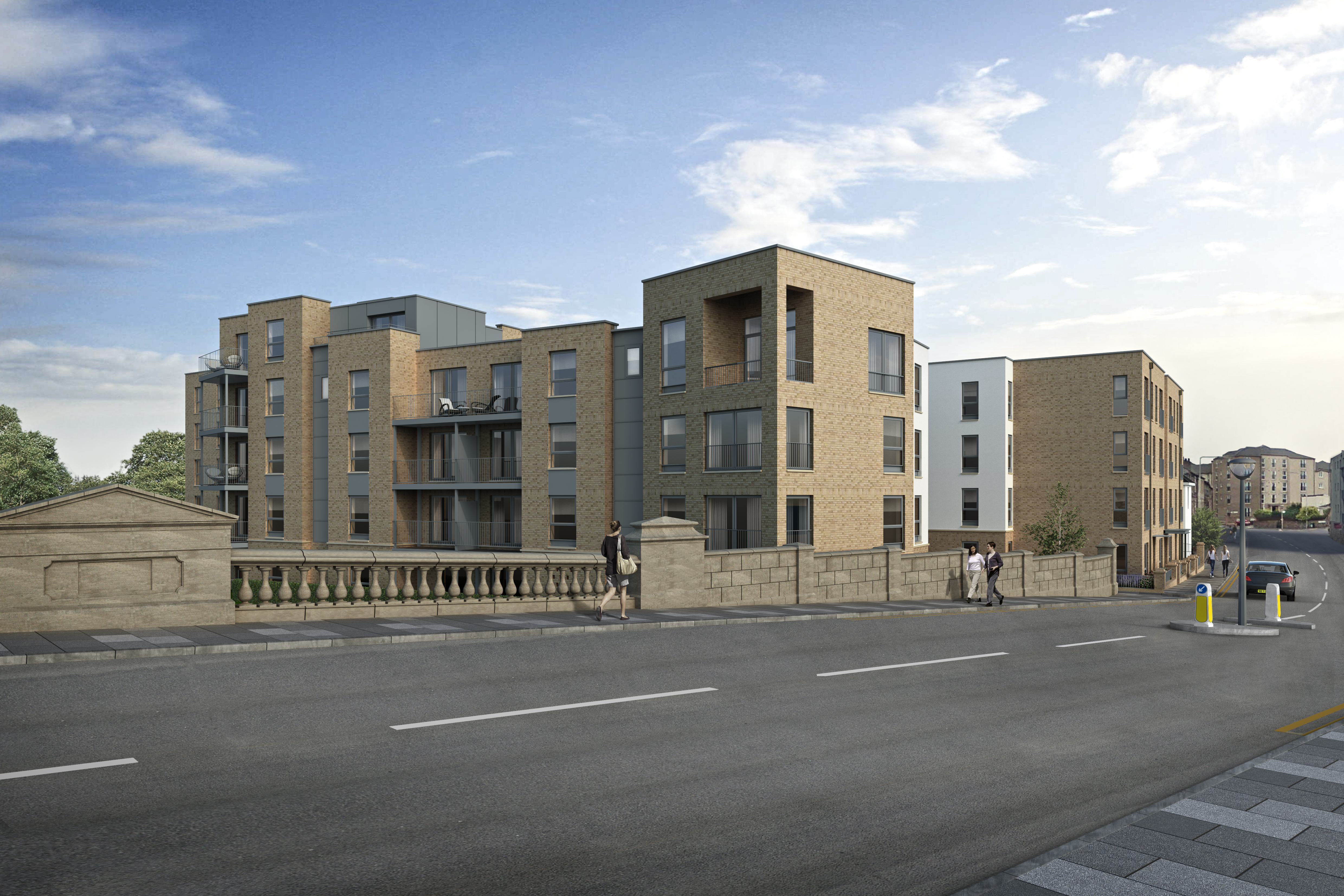 Work begins on Edinburgh’s Bonnington Mill flats